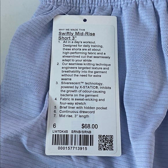 Lululemon - Swiftly Mid Rise Short 3” - NWT - Picture 7 of 13